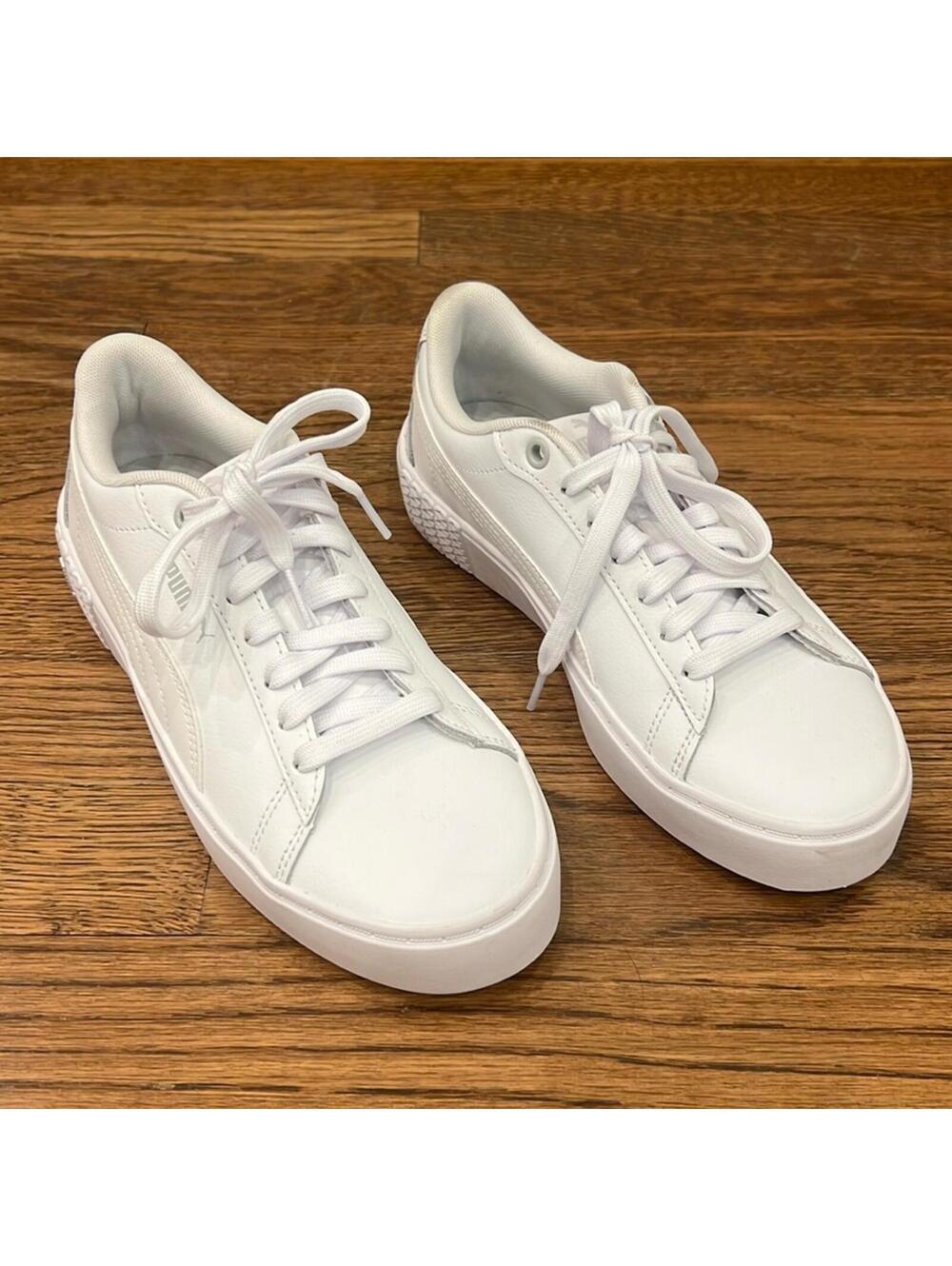 Puma White Women's Low-Top Sneakers